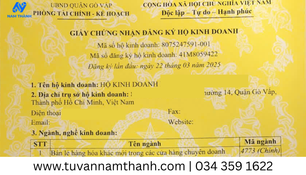 Đăng ký thành lập hộ kinh doanh - Thủ tục và hồ sơ mới nhất