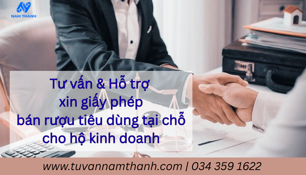Điều kiện xin giấy phép bán rượu tiêu dùng tại chỗ cho hộ kinh doanh