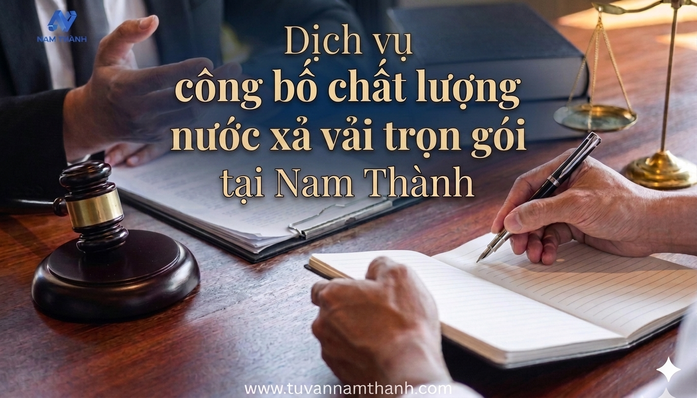 Hướng dẫn công bố chất lượng nước xả vải chi tiết từ A–Z