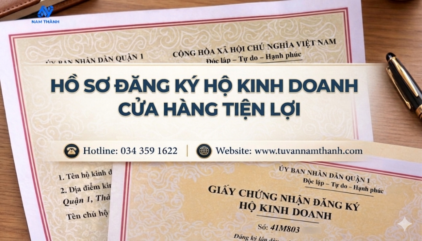 Hướng dẫn đăng ký hộ kinh doanh cửa hàng tiện lợi từ A–Z