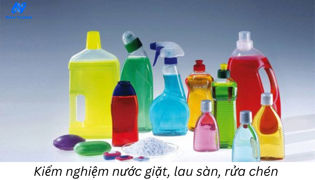 Kiểm nghiệm nước giặt, lau sàn, rửa chén – Quy trình, hồ sơ chi tiết