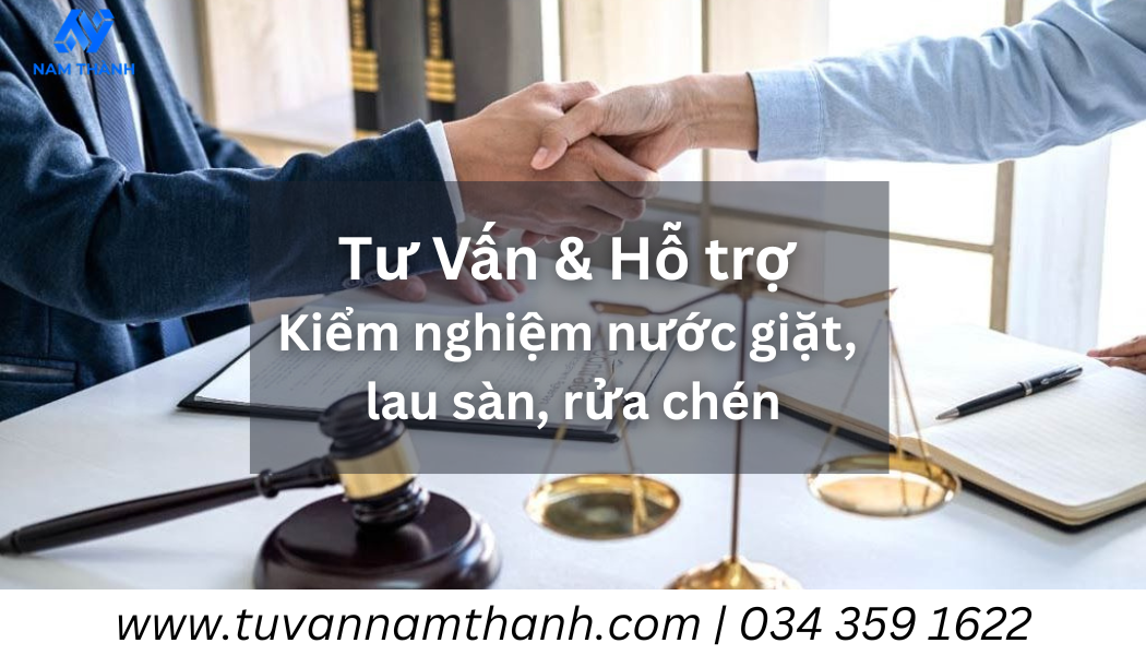 Kiểm nghiệm nước giặt, lau sàn, rửa chén – Quy trình, hồ sơ chi tiết