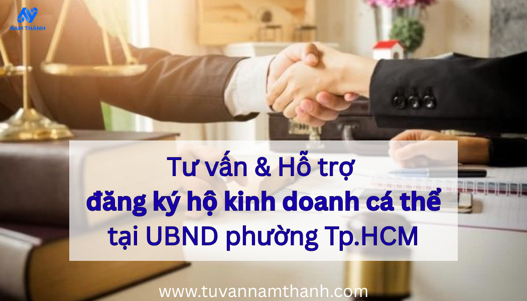 Thủ tục đăng ký hộ kinh doanh cá thể tại UBND phường Tp.HCM