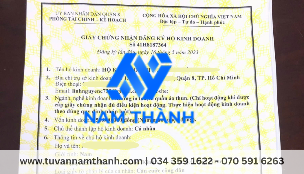 Thủ tục làm giấy phép đăng ký hộ kinh doanh – Hướng dẫn chi tiết