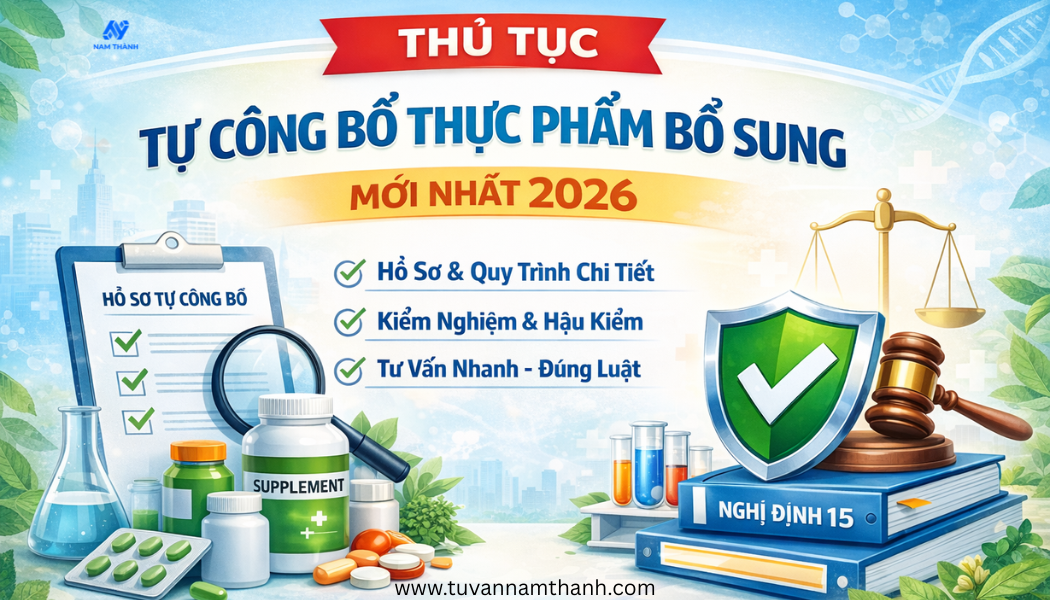 Thủ tục tự công bố thực phẩm bổ sung mới nhất 2026