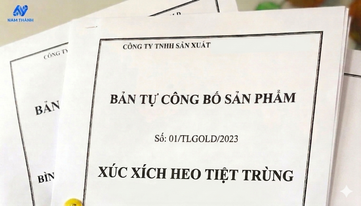 Thủ tục tự công bố xúc xích 2026: Hồ sơ, quy trình từ A–Z