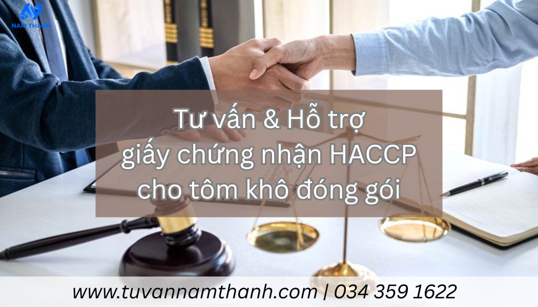 Thủ tục xin giấy chứng nhận HACCP cho tôm khô đóng gói