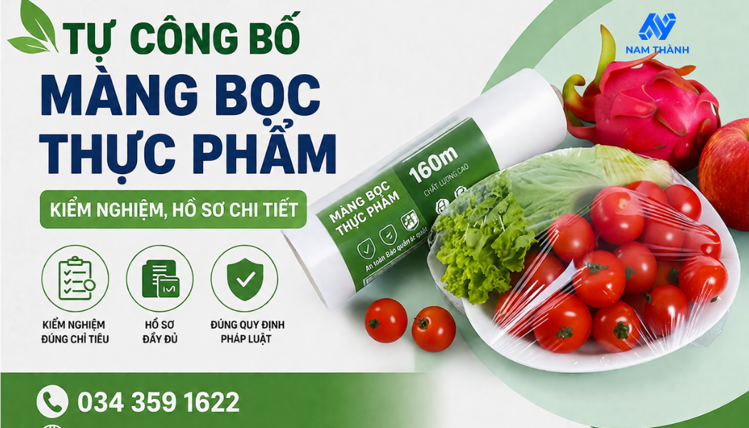 Tự công bố màng bọc thực phẩm Kiểm nghiệm, hồ sơ chi tiết Tự công bố màng bọc thực phẩm Kiểm nghiệm, hồ sơ chi tiết