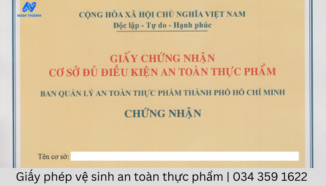 Tư vấn cấp giấy phép vệ sinh an toàn thực phẩm nhanh chóng 2025 