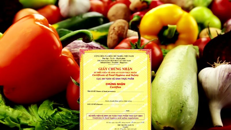 Giấy phép vệ sinh an toàn thực phẩm